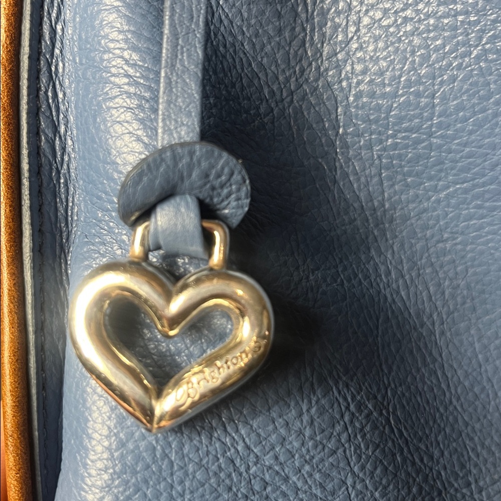 Brighton  Bags Leather
Shoulder Blue and Brown - Picture 10 of 10